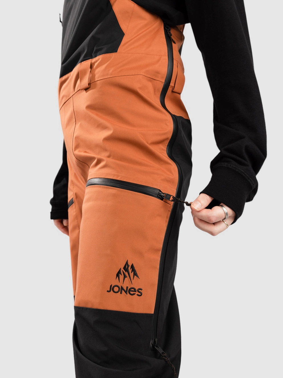 Jones Snowboards Mtn Surf Rec Bib Pants terracotta