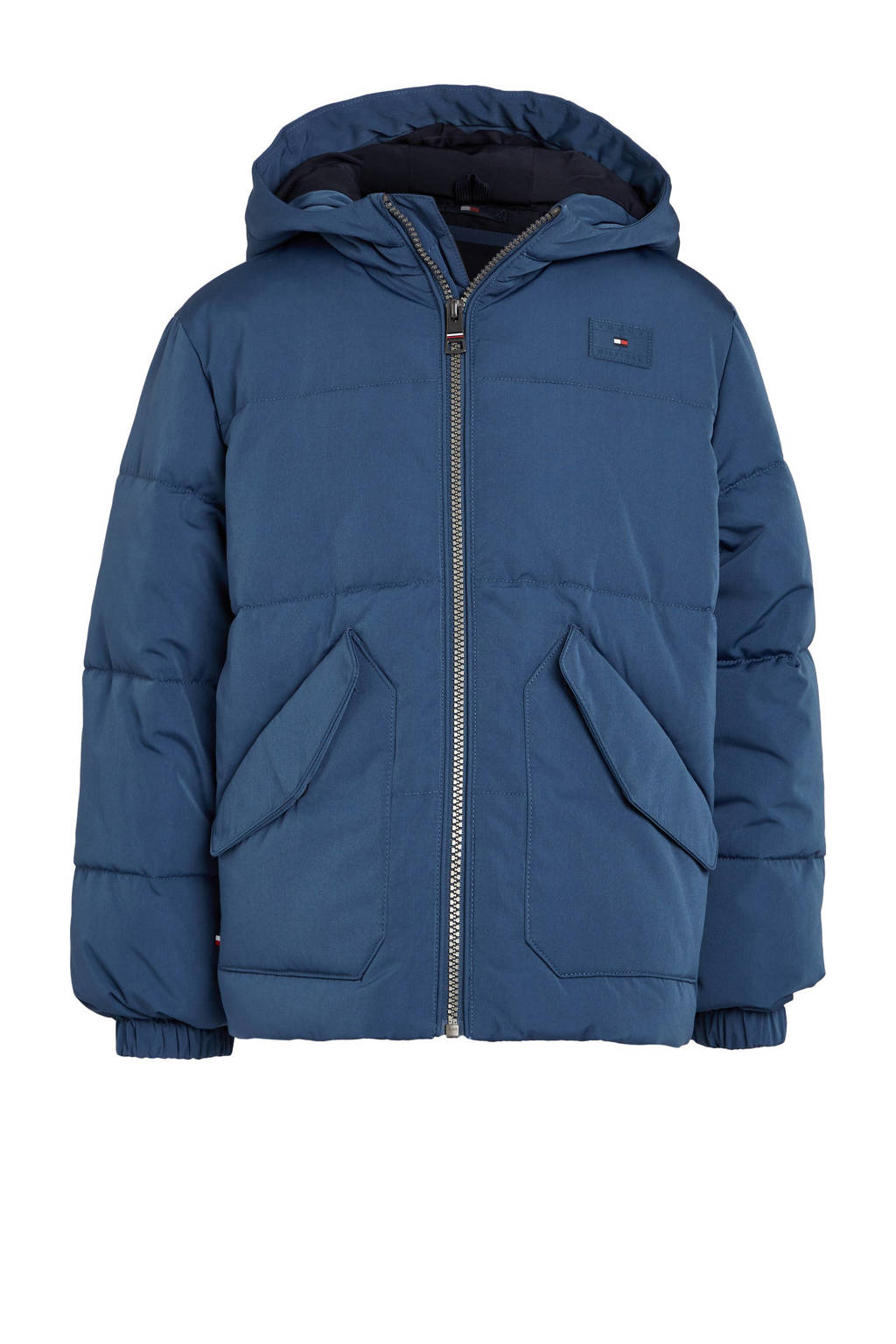 Tommy Hilfiger gewatteerde winterjas blauw