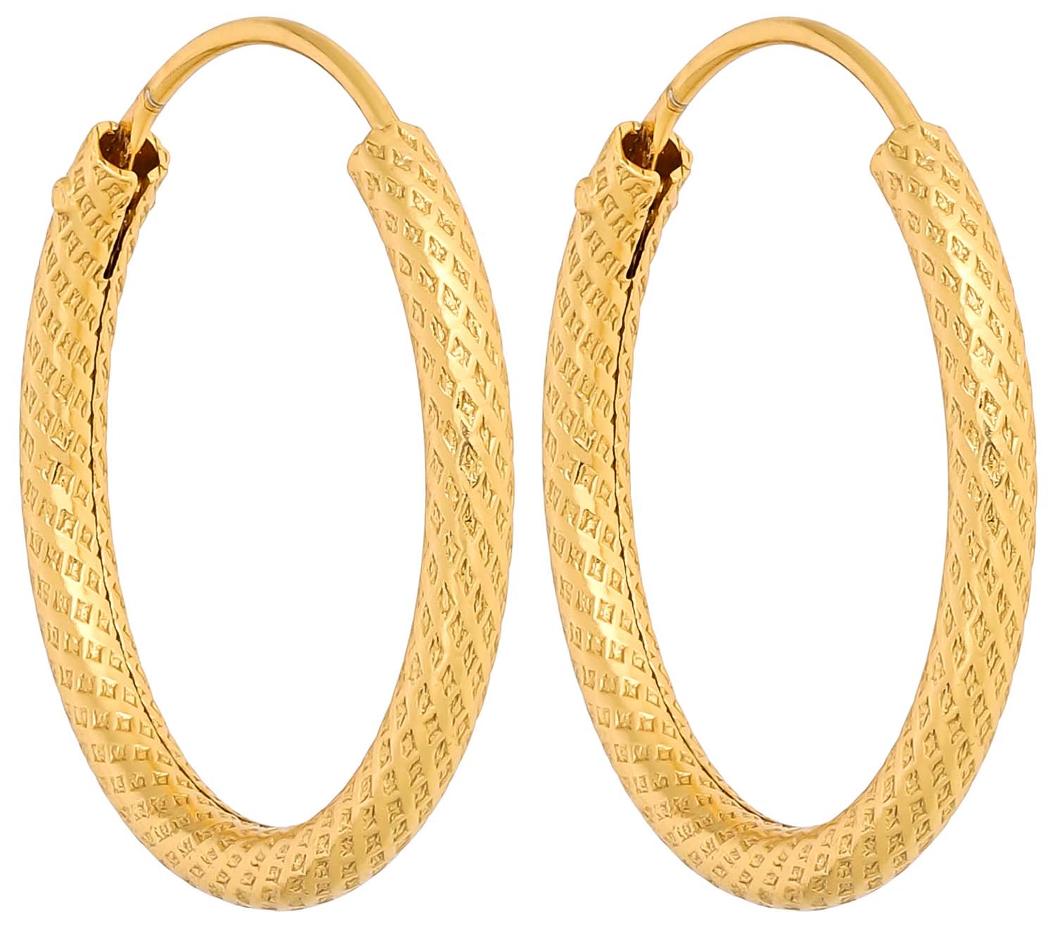 Creolen - Hammered Gold