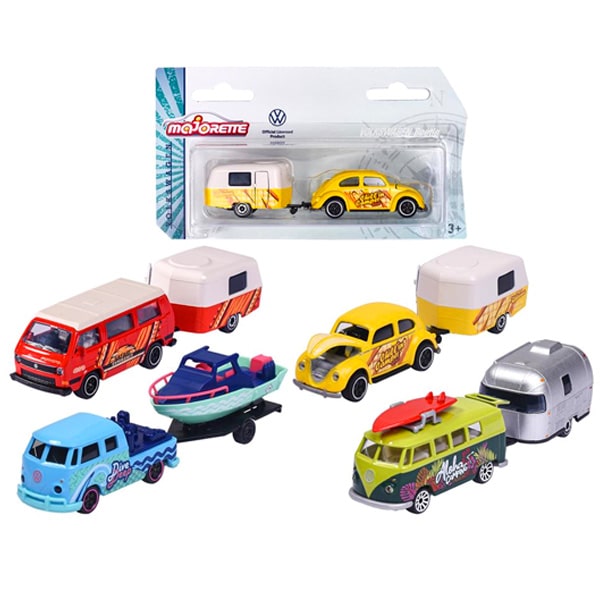 Jouet Volkswagen Véhicule + Remorque miniature
