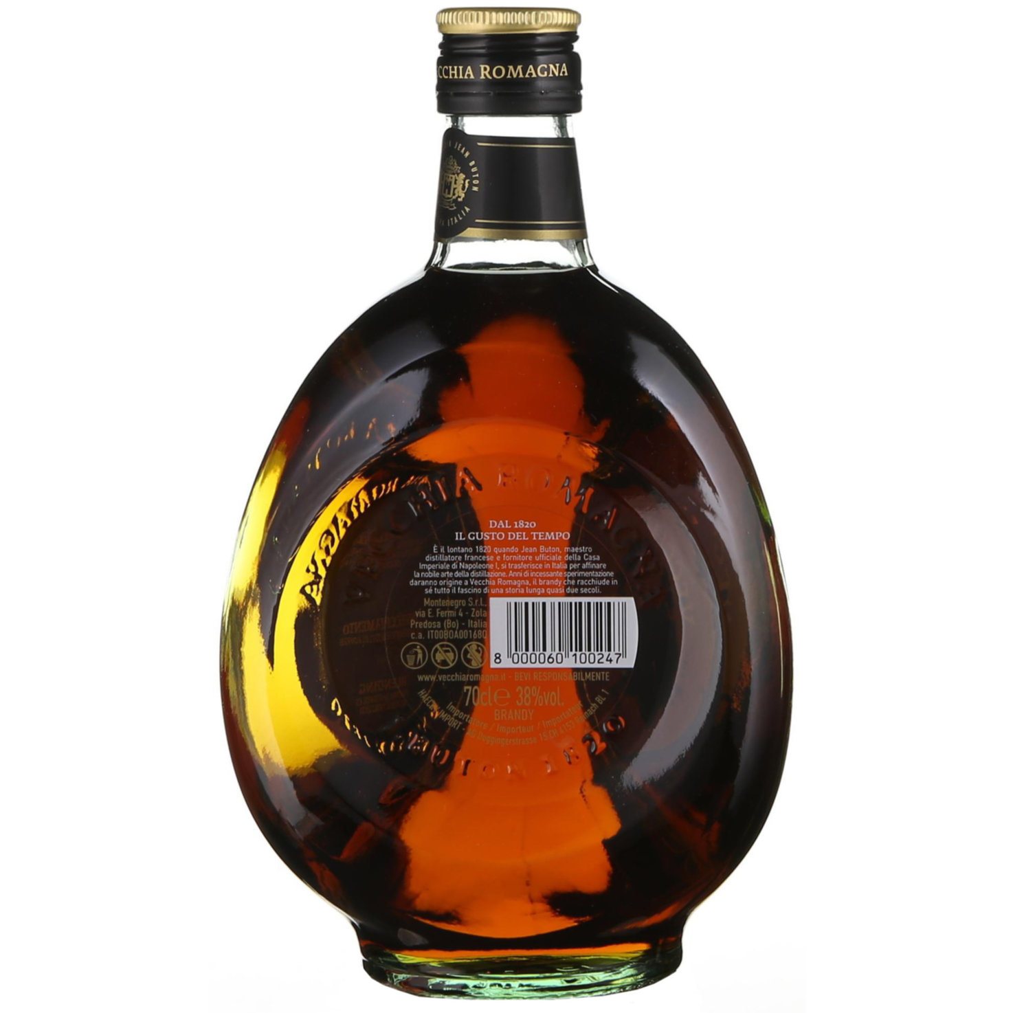 Vecchia Romagna Etichetta Nera Brandy -70cl