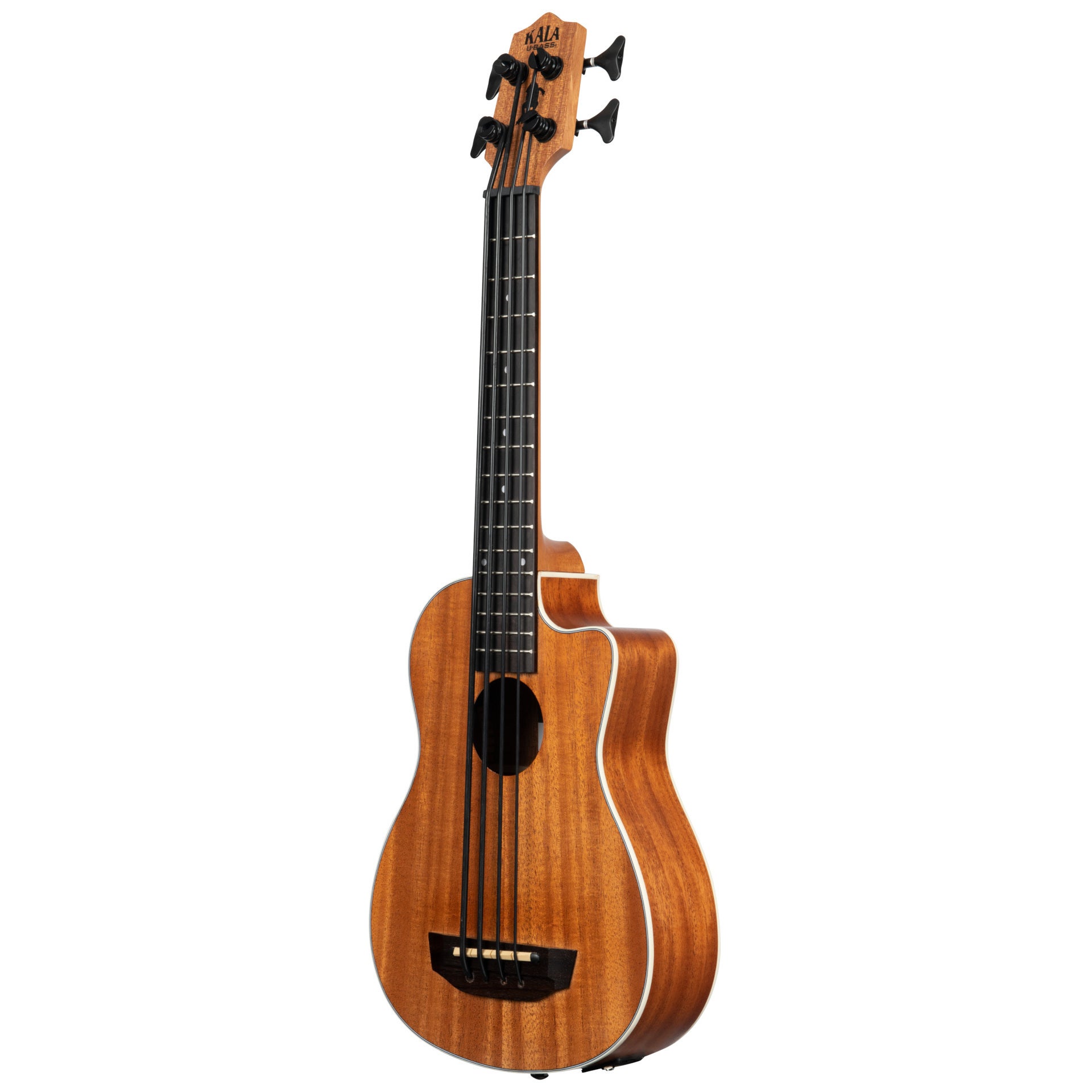 Kala U-Bass Scout Fretted bas ukelele met gigbag