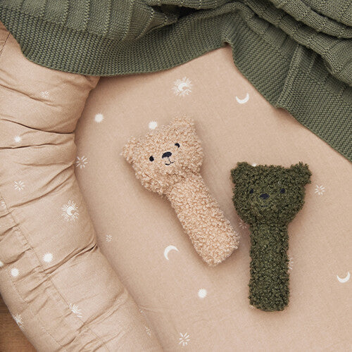 Jollein knijprammelaar teddy bear - naturel