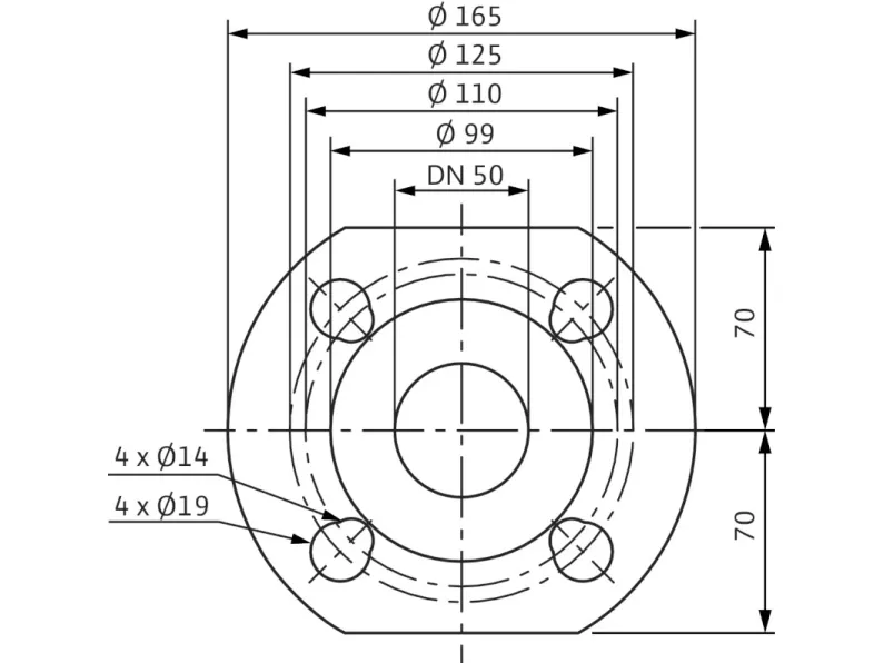 WILO Circulation pump YONOS MAXO 50/0.5-12 PN6/10 - 2120651