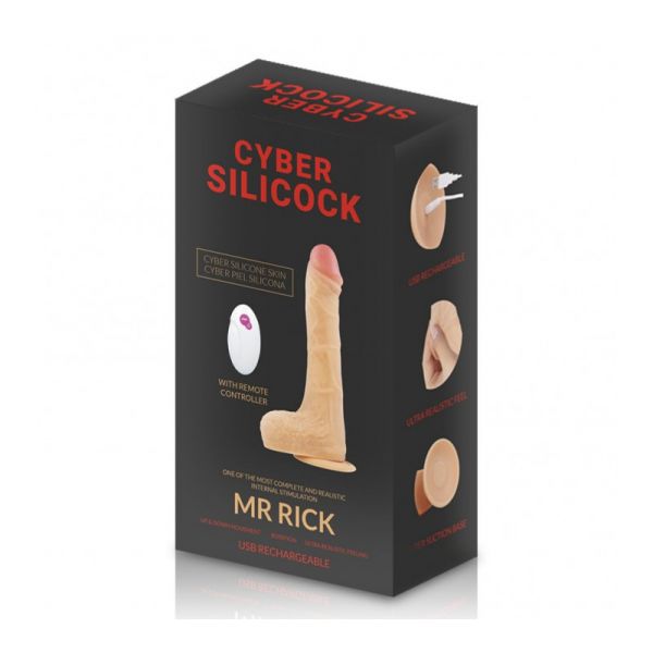 Cyber Silicock Dildo com Comando Realista Mr Rick