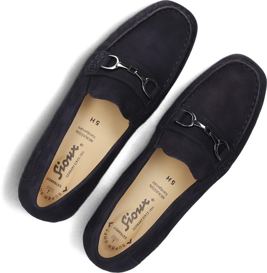 SIOUX Mocassins Dames Cortizia Maat: 41 Materiaal: Suède Kleur: Blauw