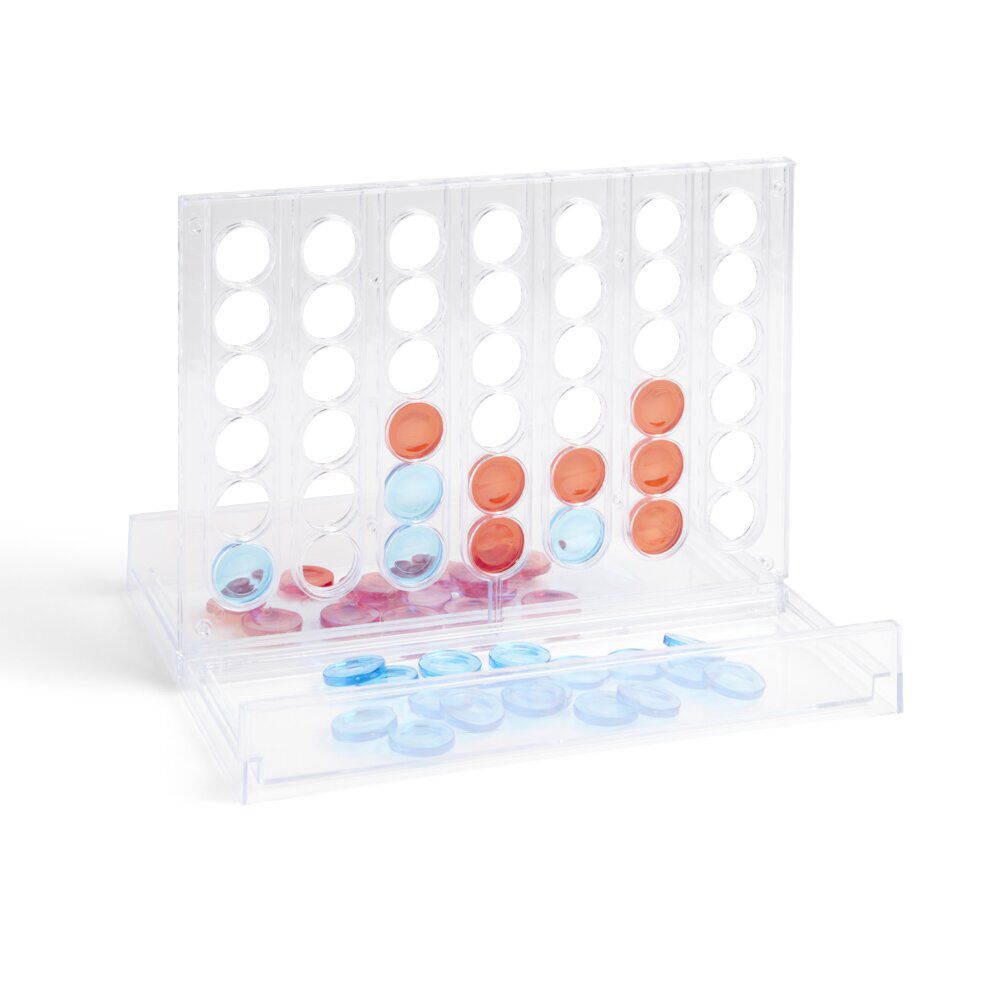 Jeu 4 d'affilés transparent