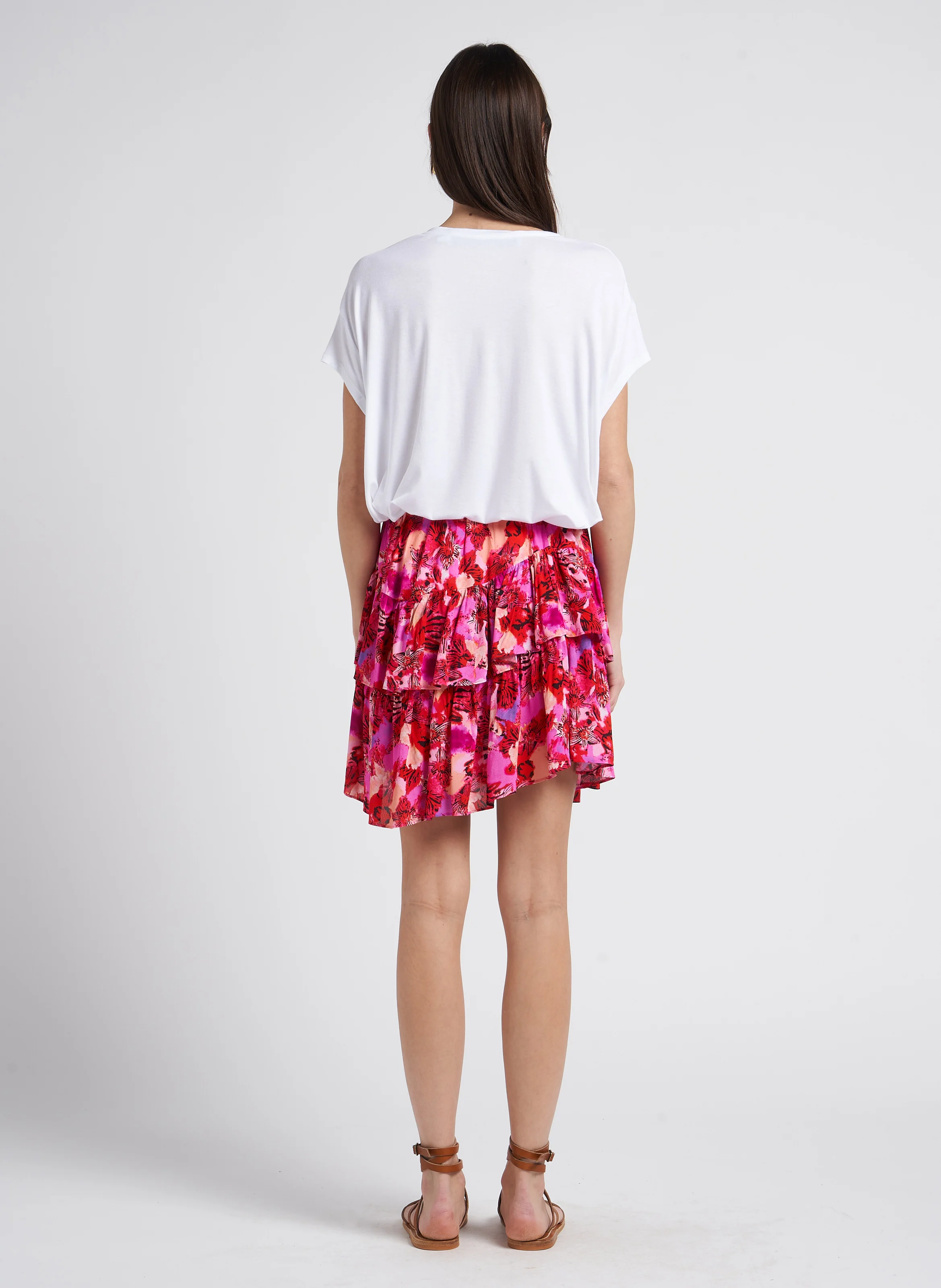 MARLOW - Tee-shirt col rond ample | Blanc