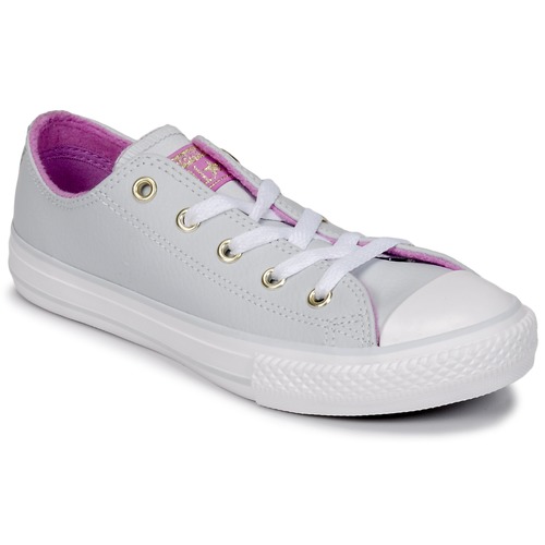 Converse - CHUCK TAYLOR ALL STAR HI - Pure Platinum/Fuchsia Glow/White