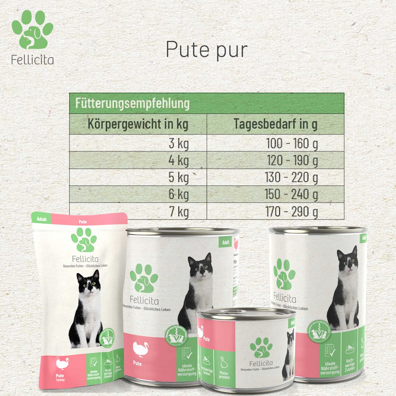 Fellicita Pute pur 6x200 g