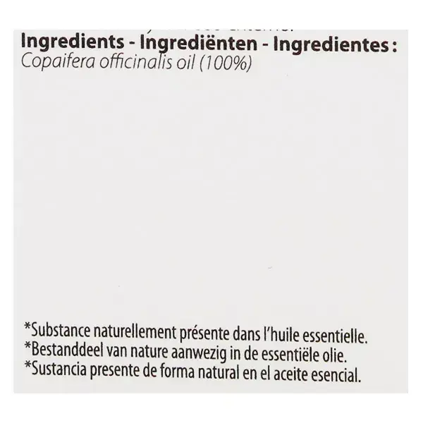 Pranarom Copaíba Bálsamo Óleo Essencial Oleorresina 10ml