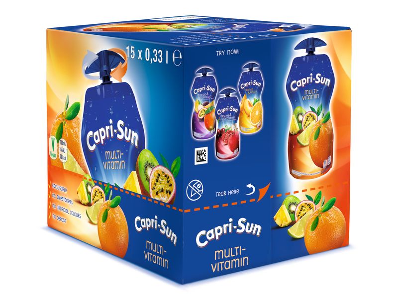 Capri-Sun Säfte Multivitamin 15 x 0.33 l Fruchtsaft-Mix im praktischen Trink-Pack