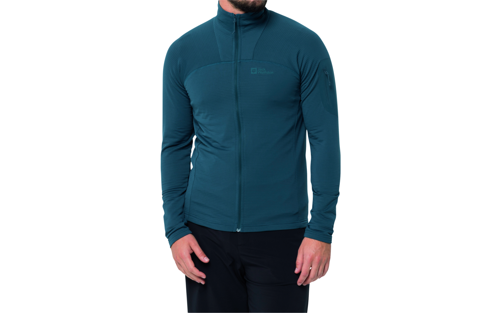 Jack Wolfskin Prelight FZ Herren Fleecejacke dark sea