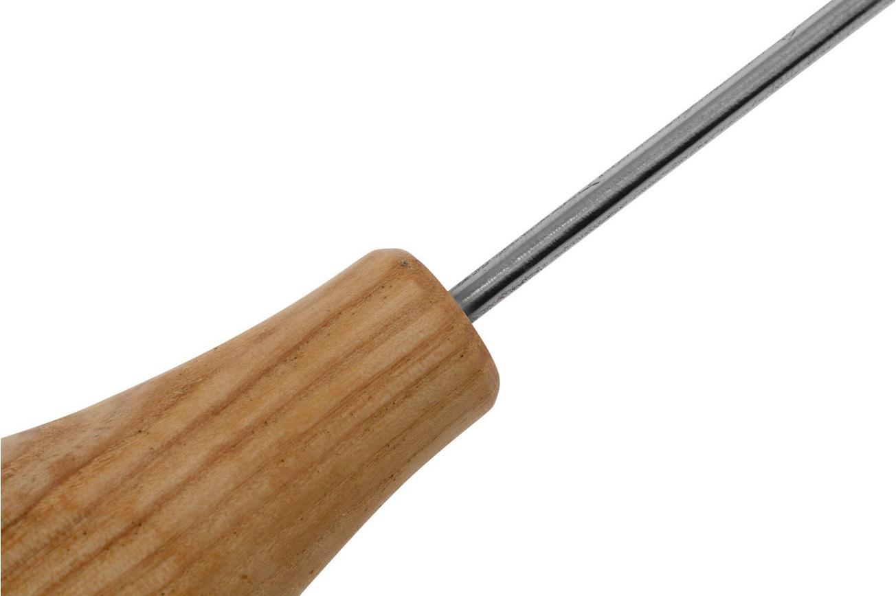 BeaverCraft Palm Chisel P12-02 Straight V Tool Sweep No. 12, 2 mm, handguts