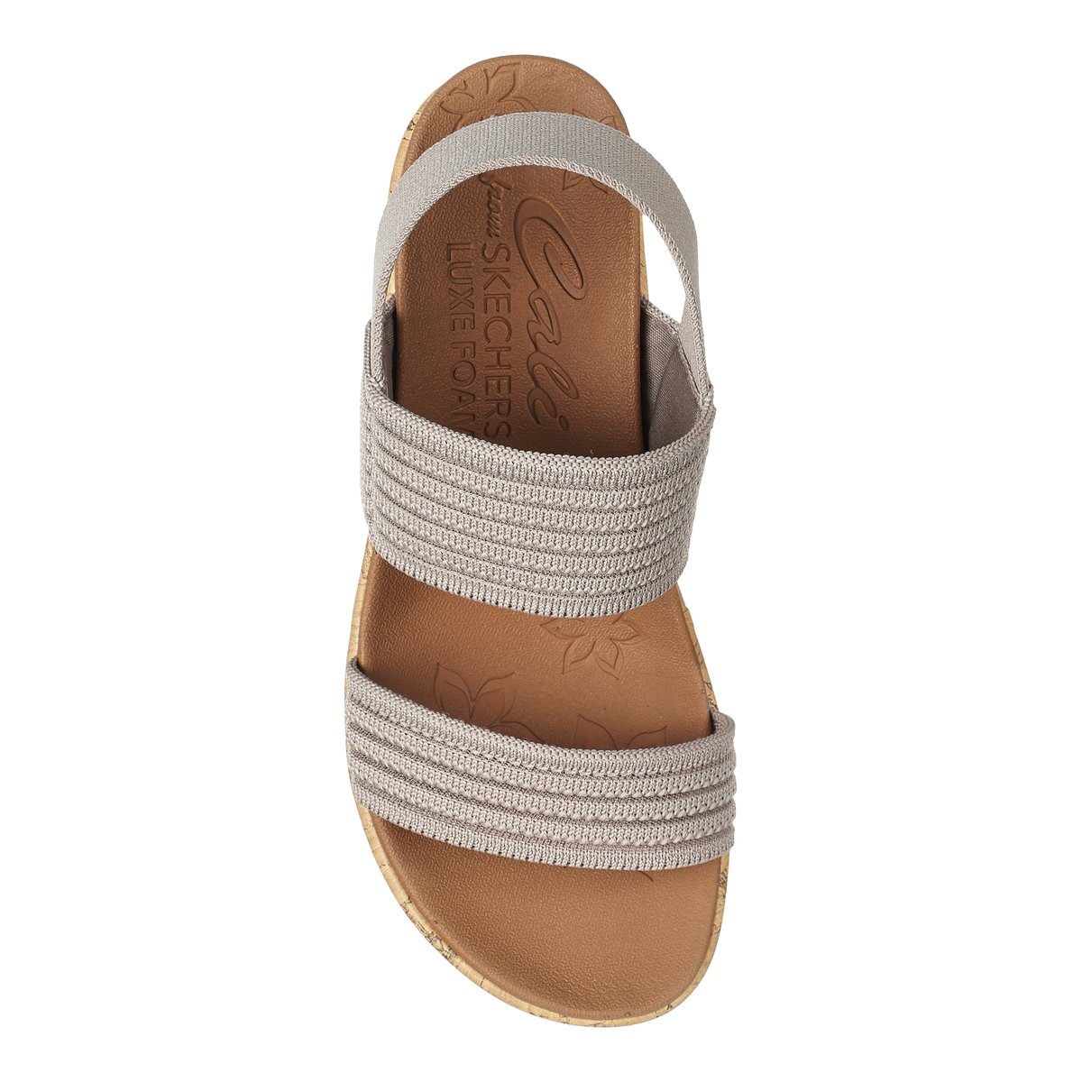 2X les points-Beverlee_sg-Sandales à bride arrière - Talon compensé - Beige