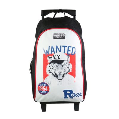 Sac à dos à roulettes Vorax Tigre - 2 compartiments - noir - Bagtrotter