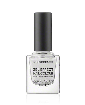 Korres Gel Effect Nail Colour 01 Blanc White 11ml