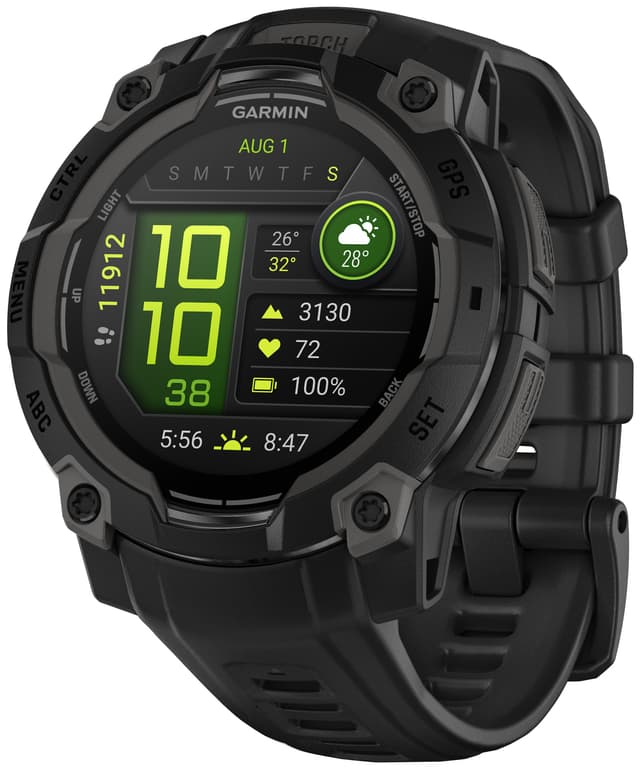 Garmin Instinct 3 smartur 45mm (sort)