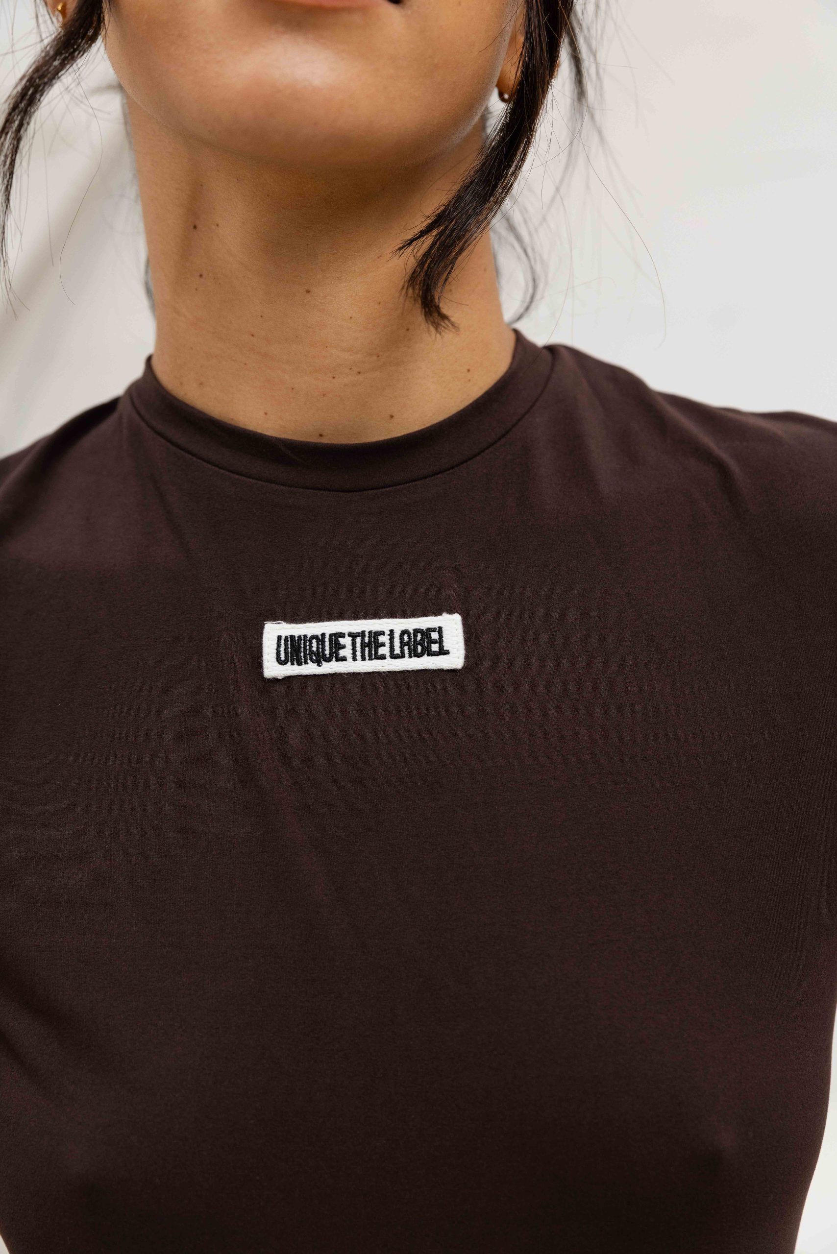 Unique The Label Nena Short Sleeve Dames Bruin