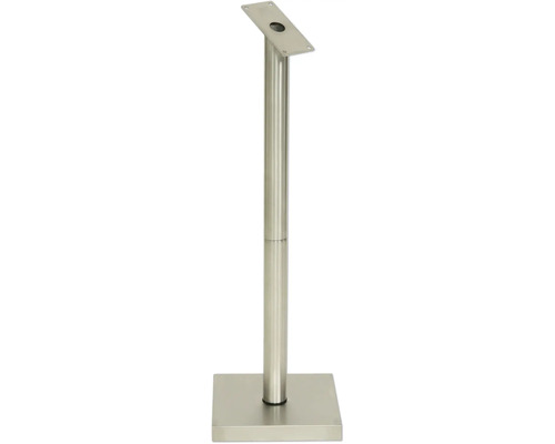RVS paal met voet voor informatiedisplay 90x27x27 cm