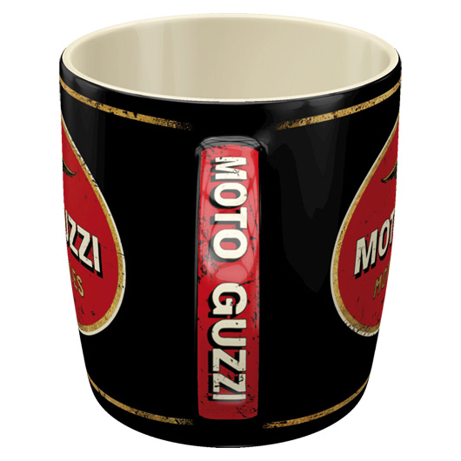 Kaffeebecher MOTO GUZZI - schwarz-rot - 330 ml