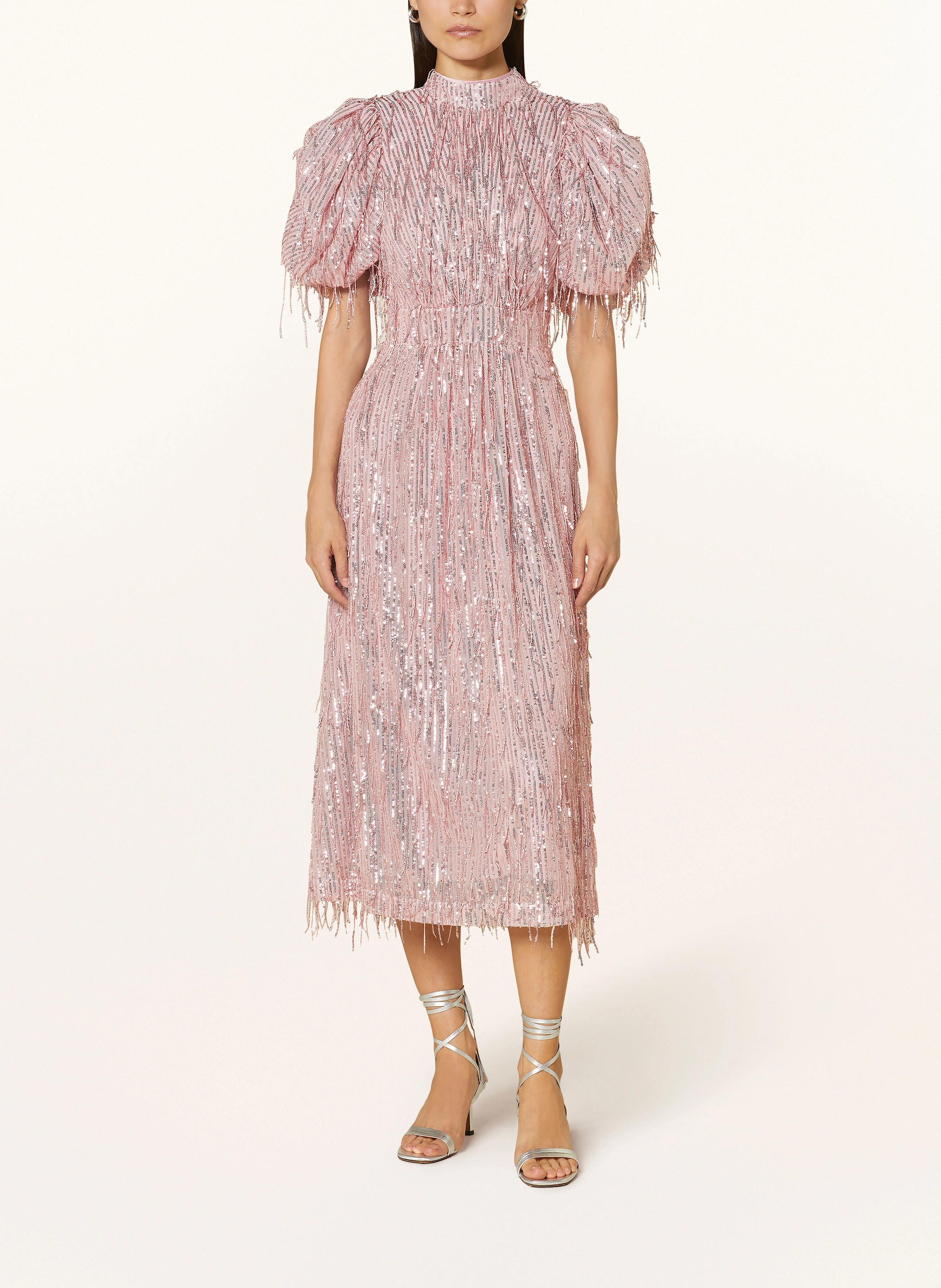ROTATE Kleid mit Pailletten
