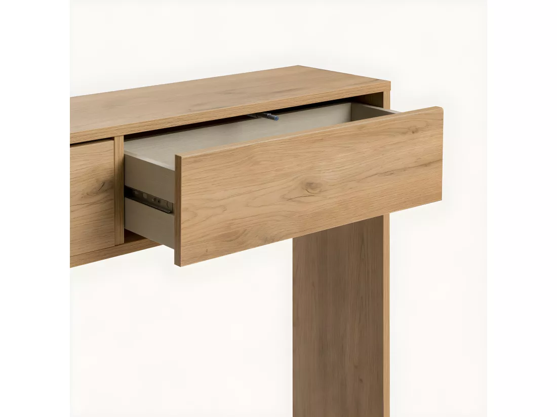 Console mélamine 81 cm x 110 cm-Hegas