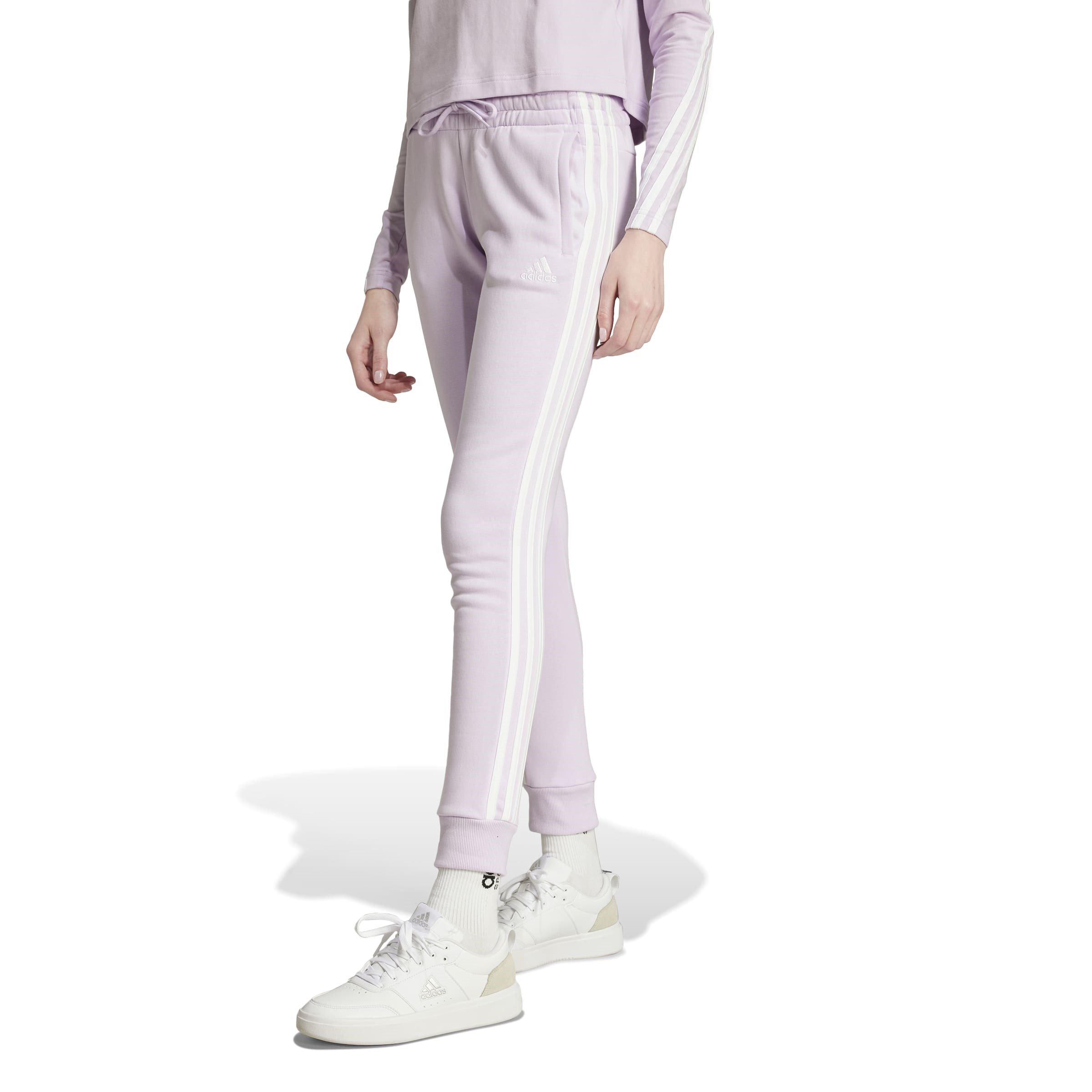 adidas Essentials 3 Stripes Fleece Joggers Womens