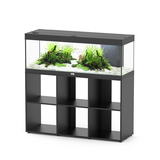 Aquarium et Meuble Prestige Standard Led Noir L.120,4xP.39,9xH.45,4cm