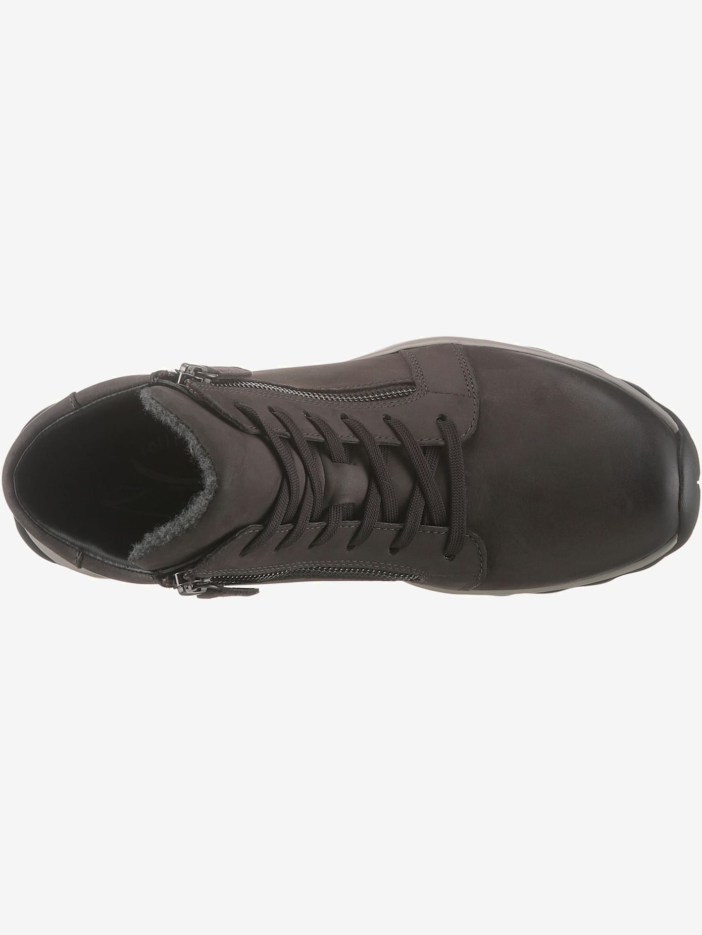 Bottines à lacets chaussures à lacets, glissière intérieure et extérieure