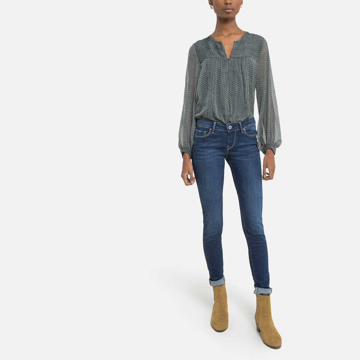 PEPE JEANS<br>Calças jeans skinny SOHO para todos os tamanhos