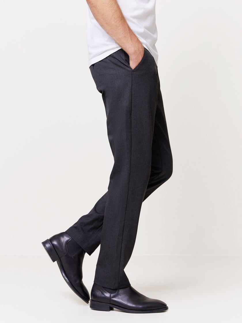 Lorenzo bukse Charcoal Melange