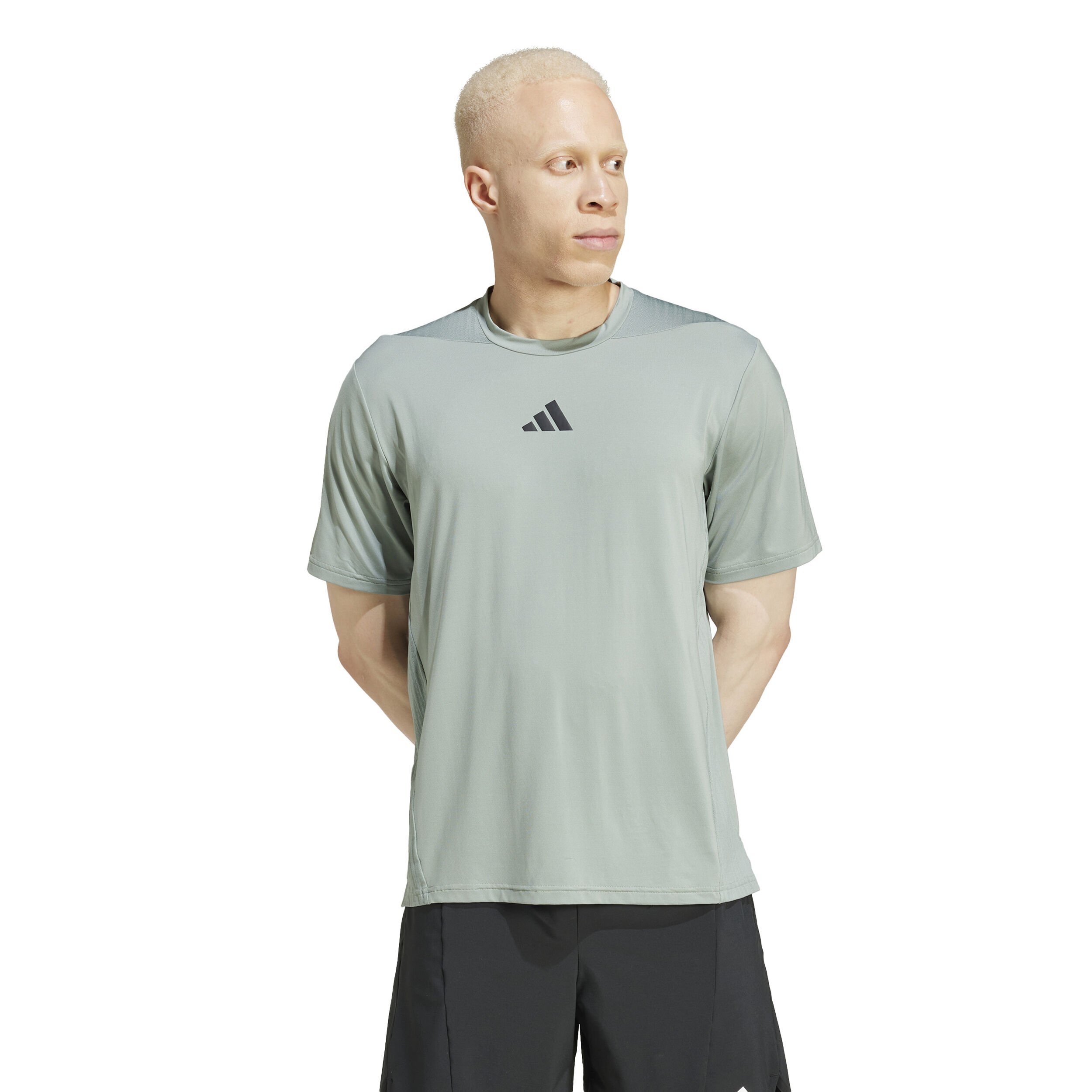 adidas Designed For Training Intense T-shirt Hommes - Sauge