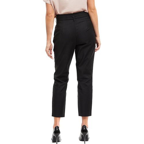 Vila - VISOFINA HW 7/8 PANT-NOOS Negro