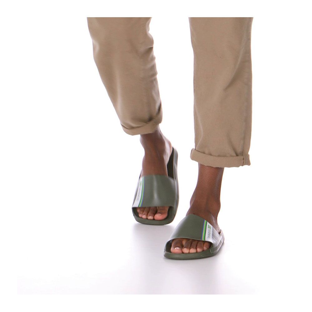 Havaianas SLIDE BRASIL - Sandales green