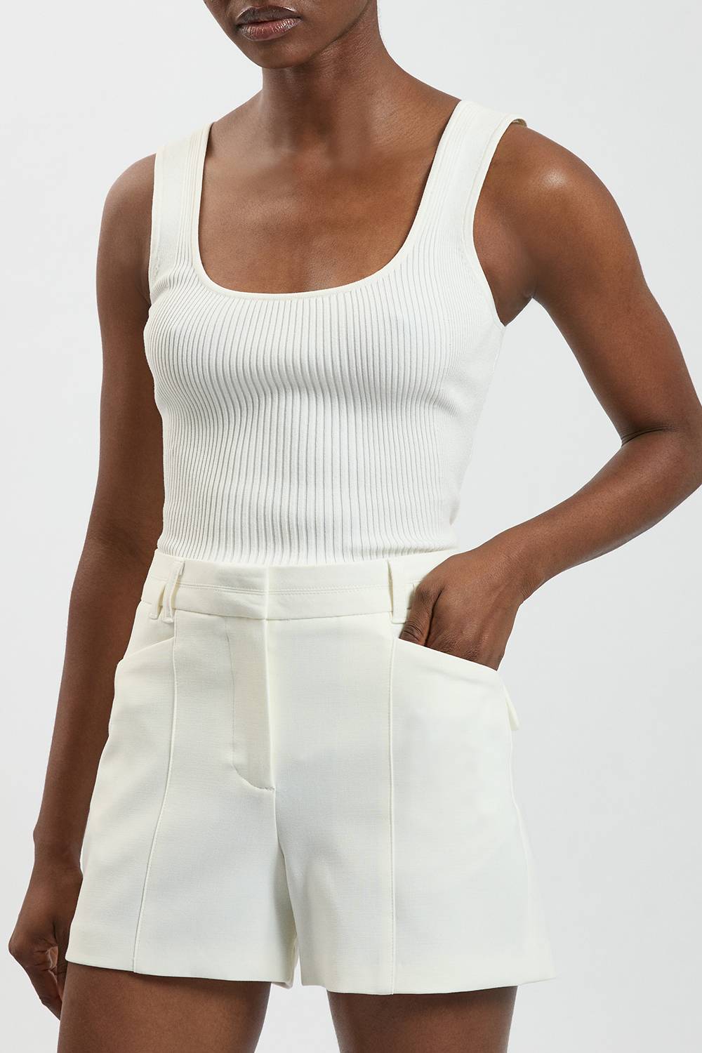 KarenMillen Short Tailleur Stretch Compact