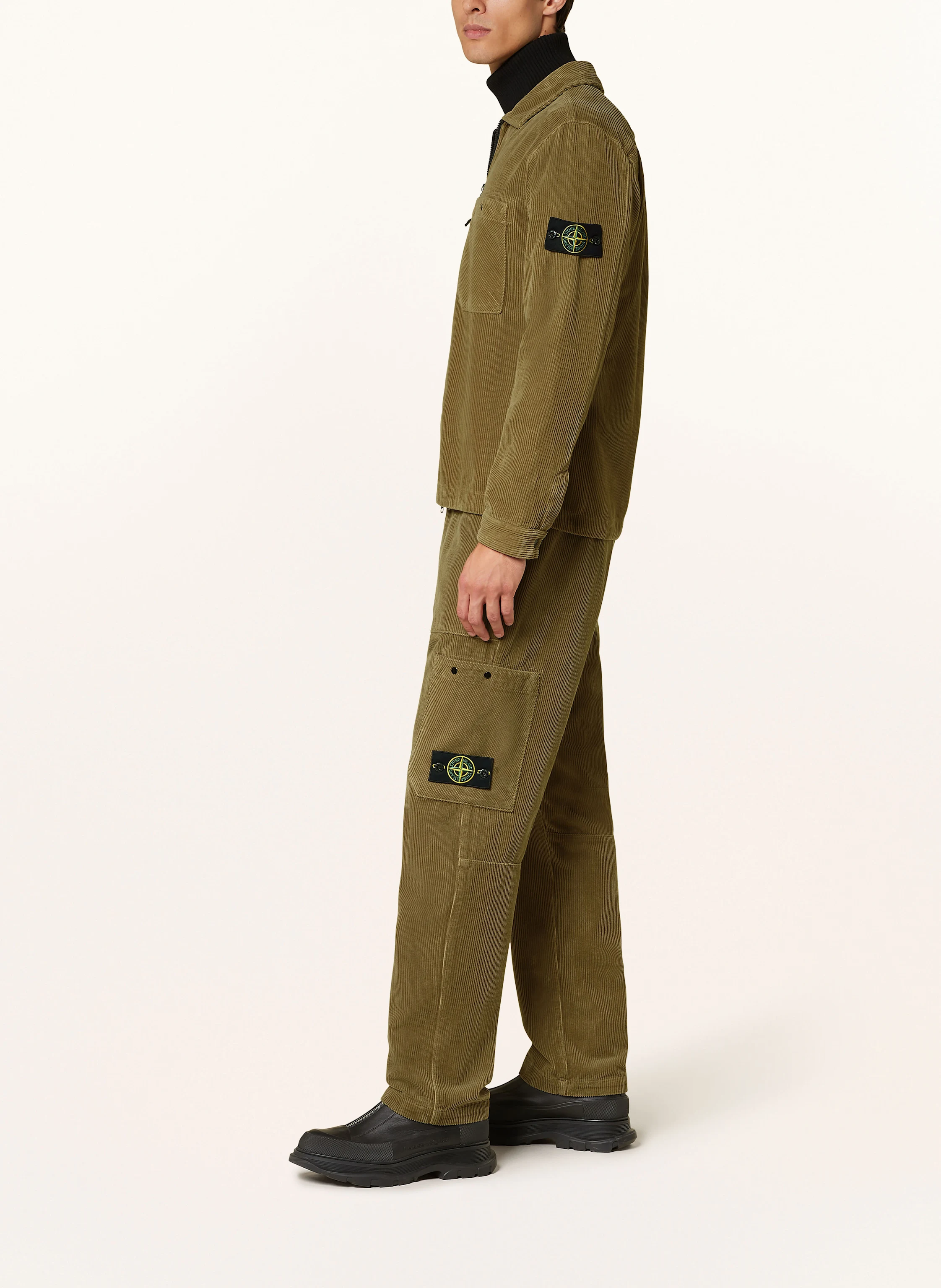 STONE ISLAND Cargohose aus Cord