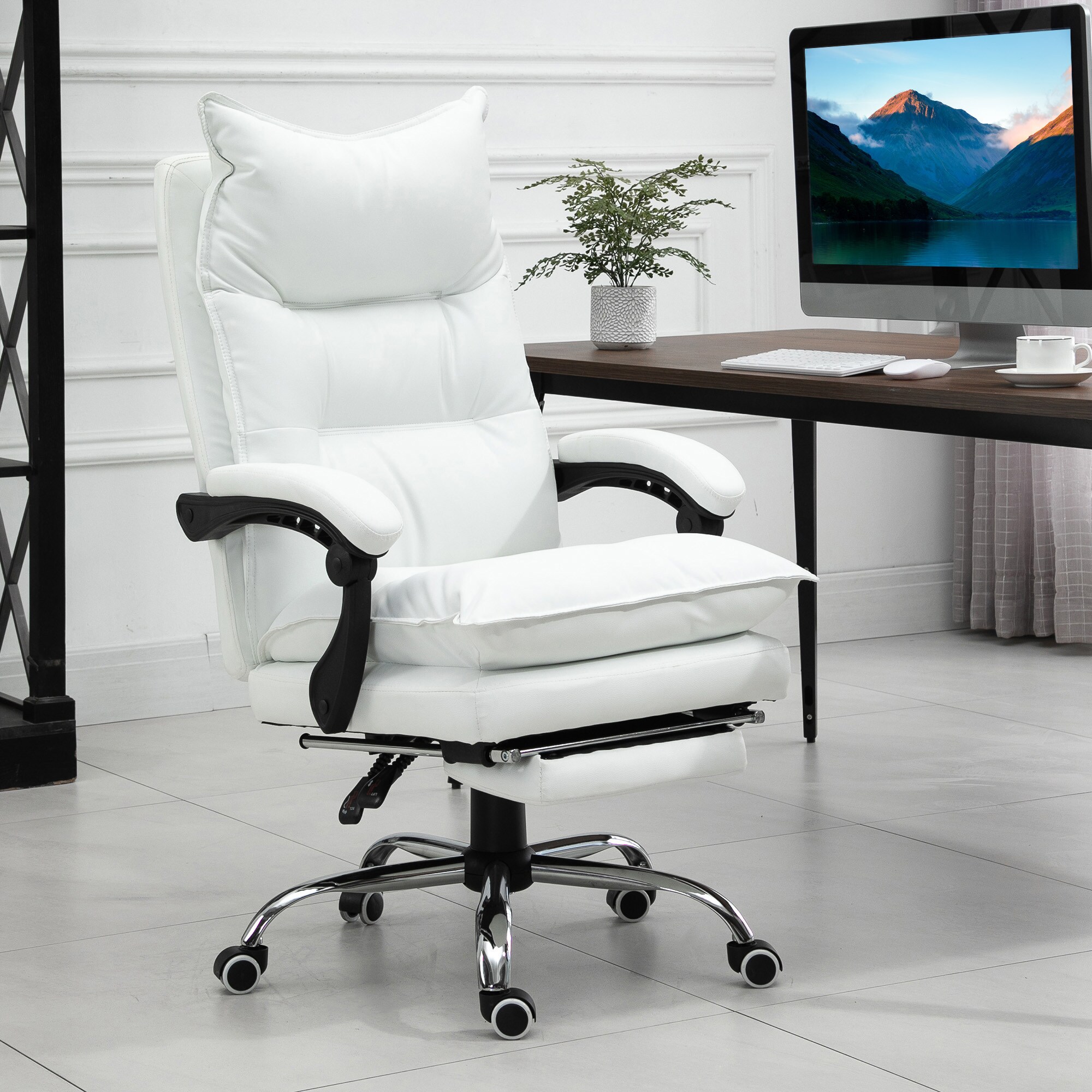 Vinsetto Bürostuhl höhenverstellbar 70 x 68 x 122-130 cm (BxTxH)