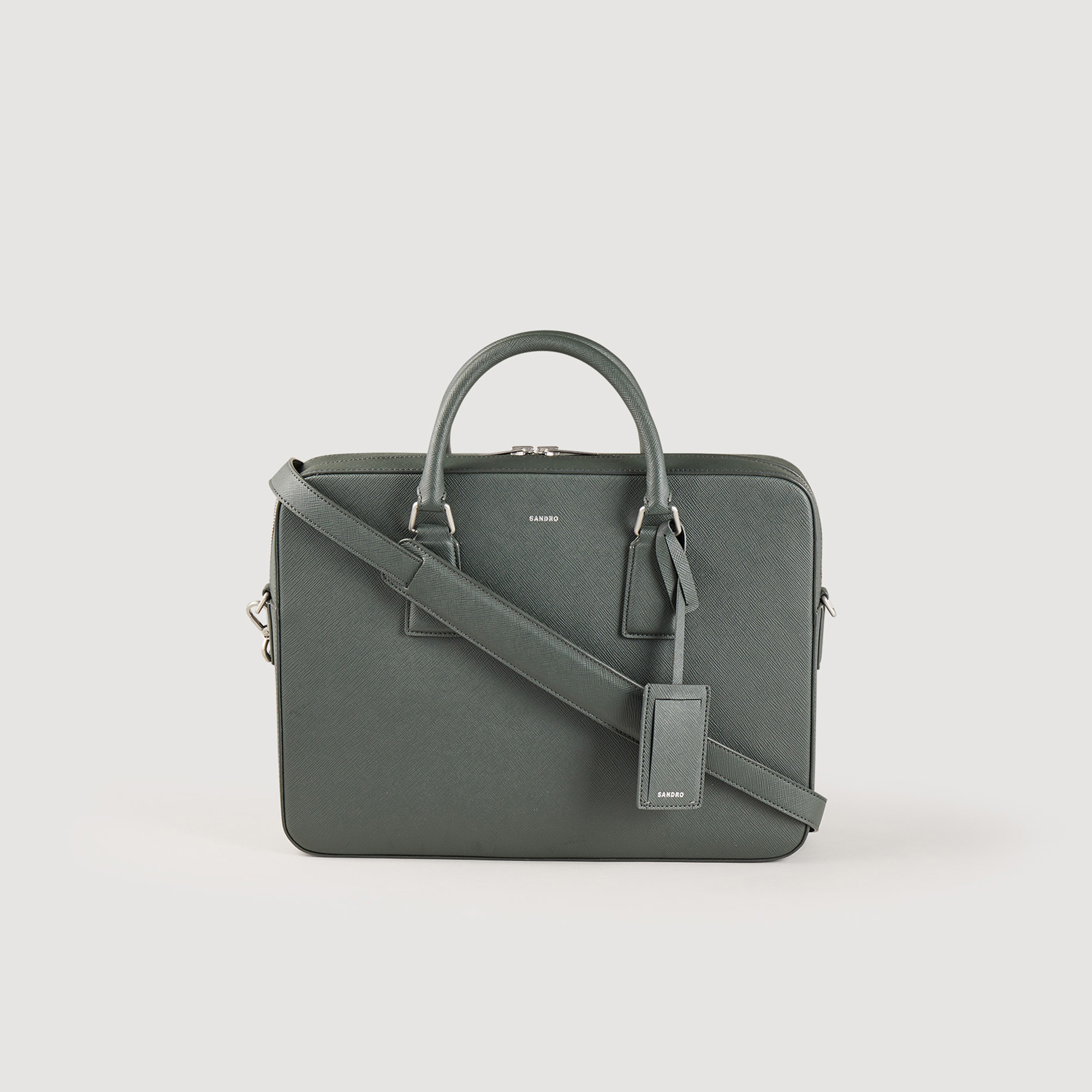 Briefcase en cuir de tannerie certifiee