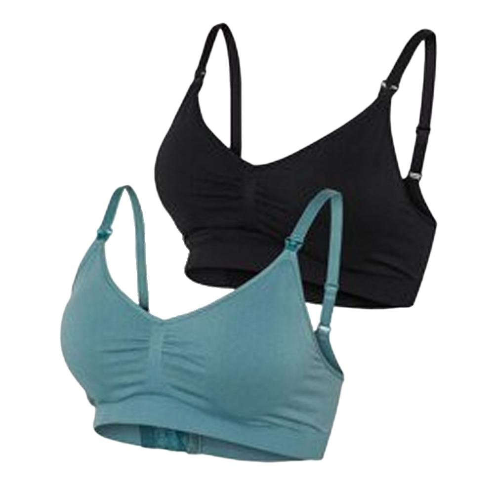 Mamalicious 2x Soutien gorge Allaitement Noir/Vert Femme Mamalicious Lilja