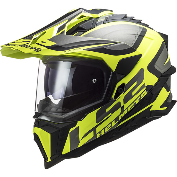 LS2 - Casque MX701 Explorer HPFC Alter Noir Mat / Jaune