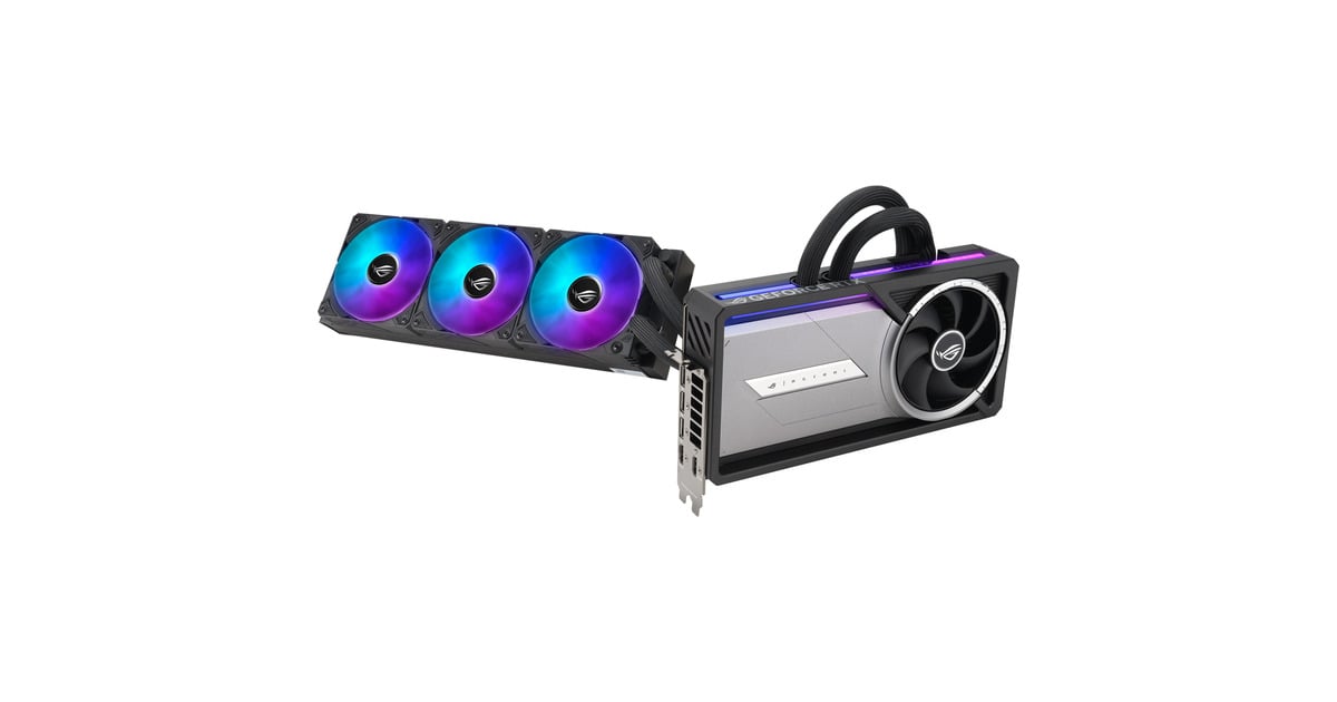 ASUSROG Astral LC GeForce RTX 5090 OC grafische kaart  (3x DisplayPort, 2x HDMI 2.1, DLSS 4)