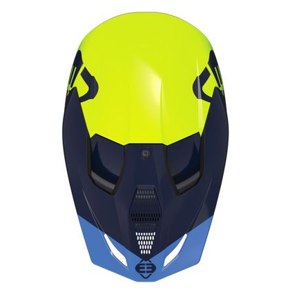 Casque cross Shot by Freegun XP-4 - RAINBOW 2023 - Bleu / Jaune
