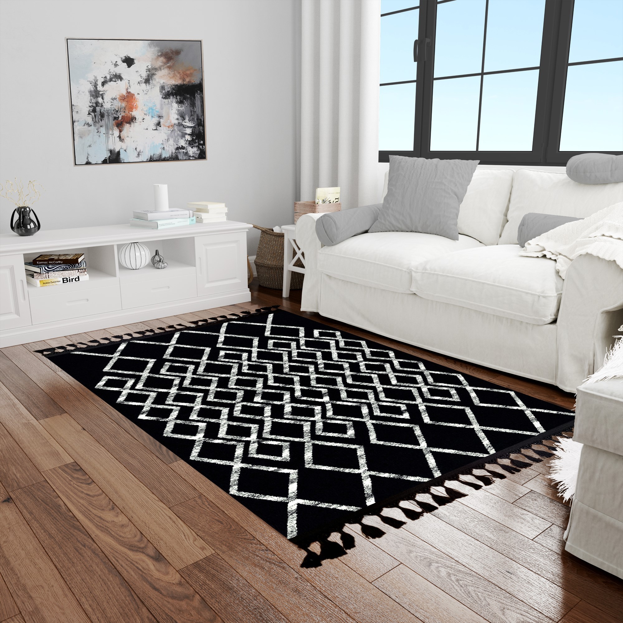 Mani Textile TPS_BERB_00 - Tapis de salon TINGHIR