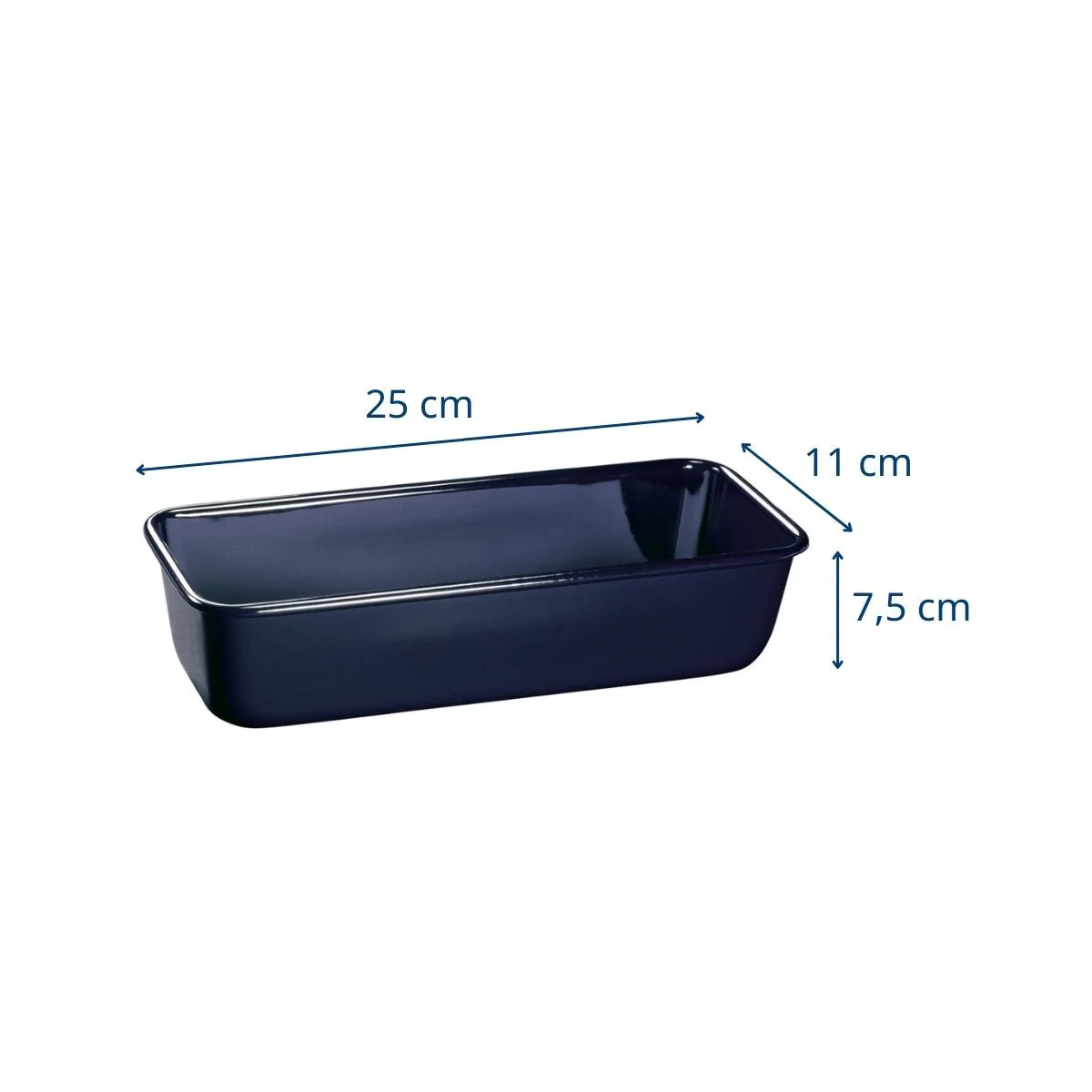 Lot de 2 moules à cake coins arrondis 25 cm Dr. Oetker Back Liebe Dr.