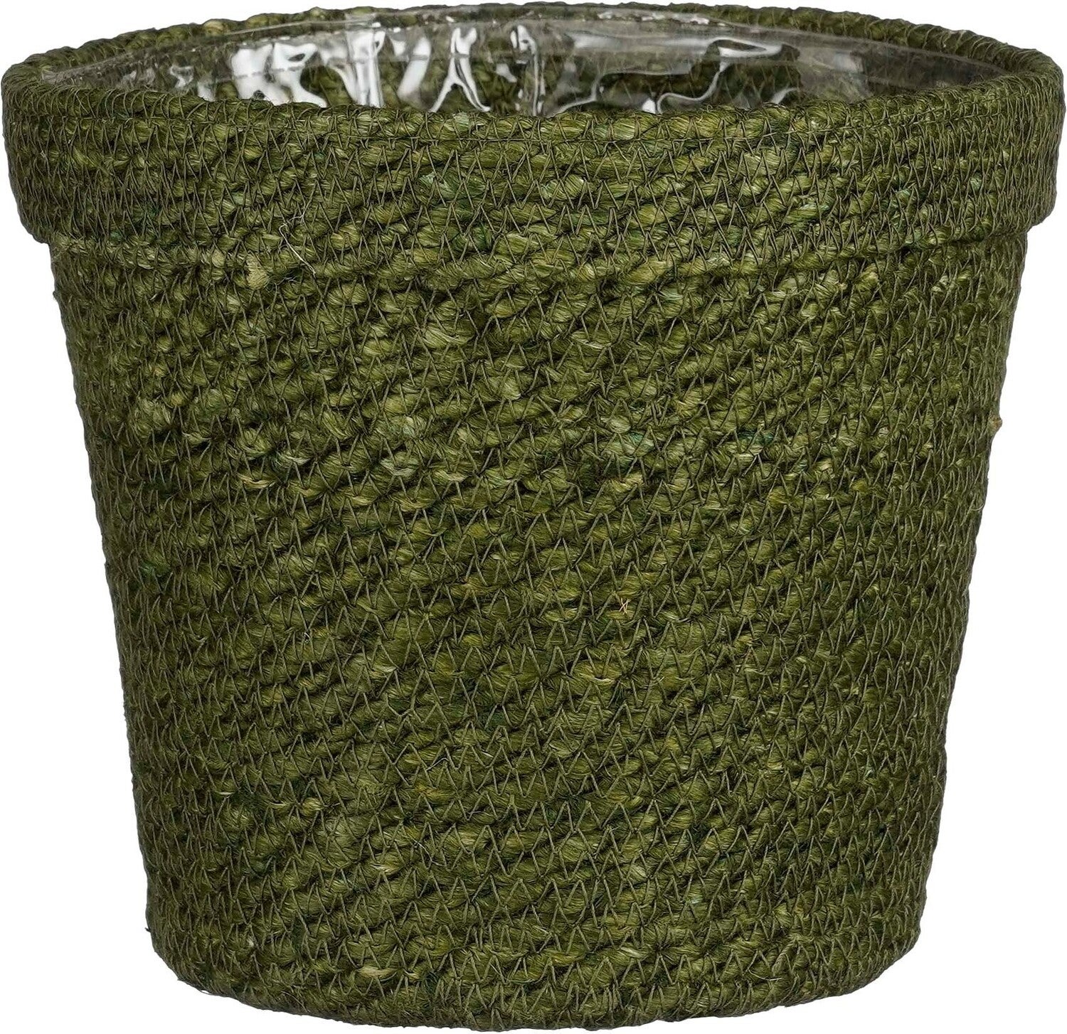 Mica Decorations plantenmand Raja groen D 21 H 19,5 cm