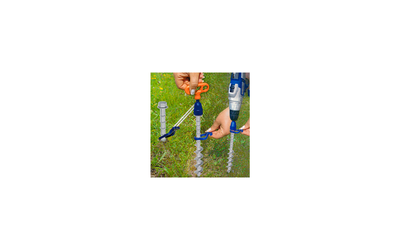 Peggy Peg Schraubhering Long Aluminium (LA) 31 cm 2er Set (PP13)