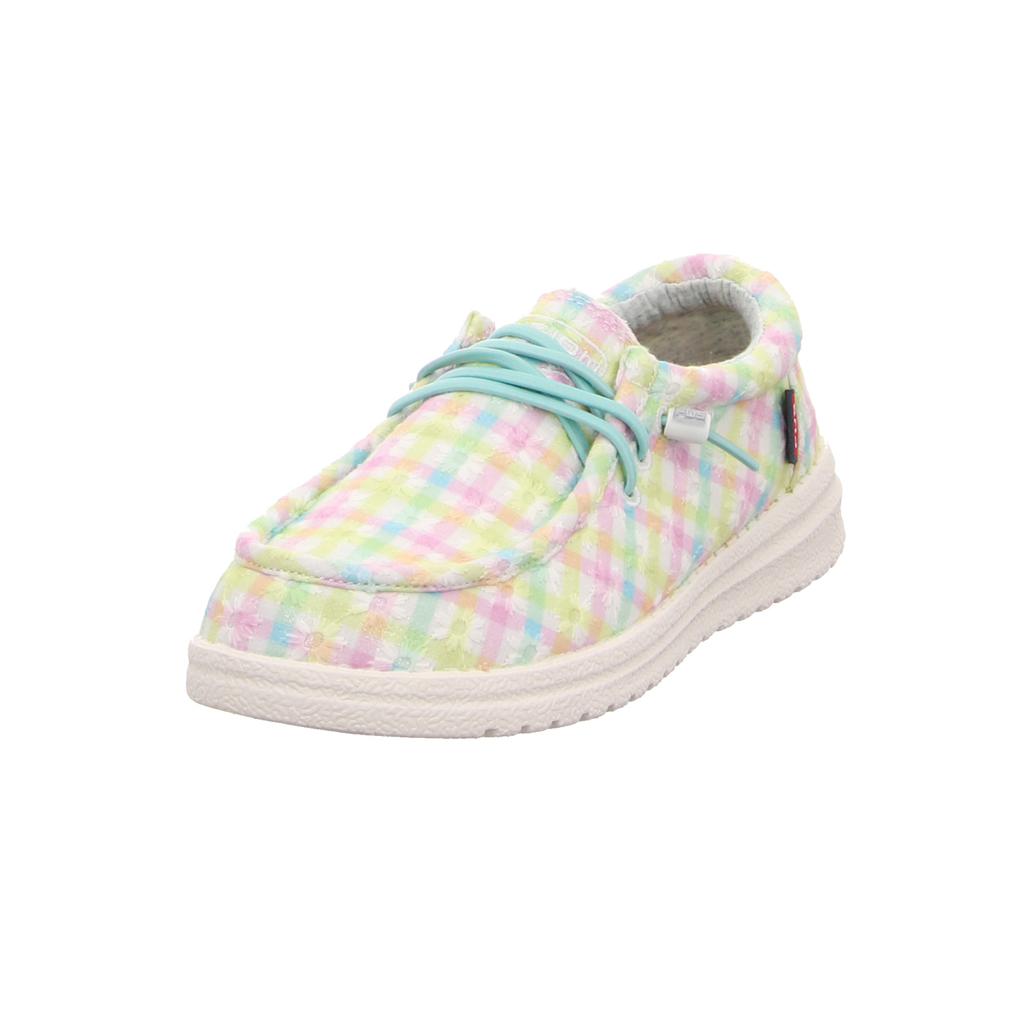 Fusion Slipper bunt weiss/weiss kombi