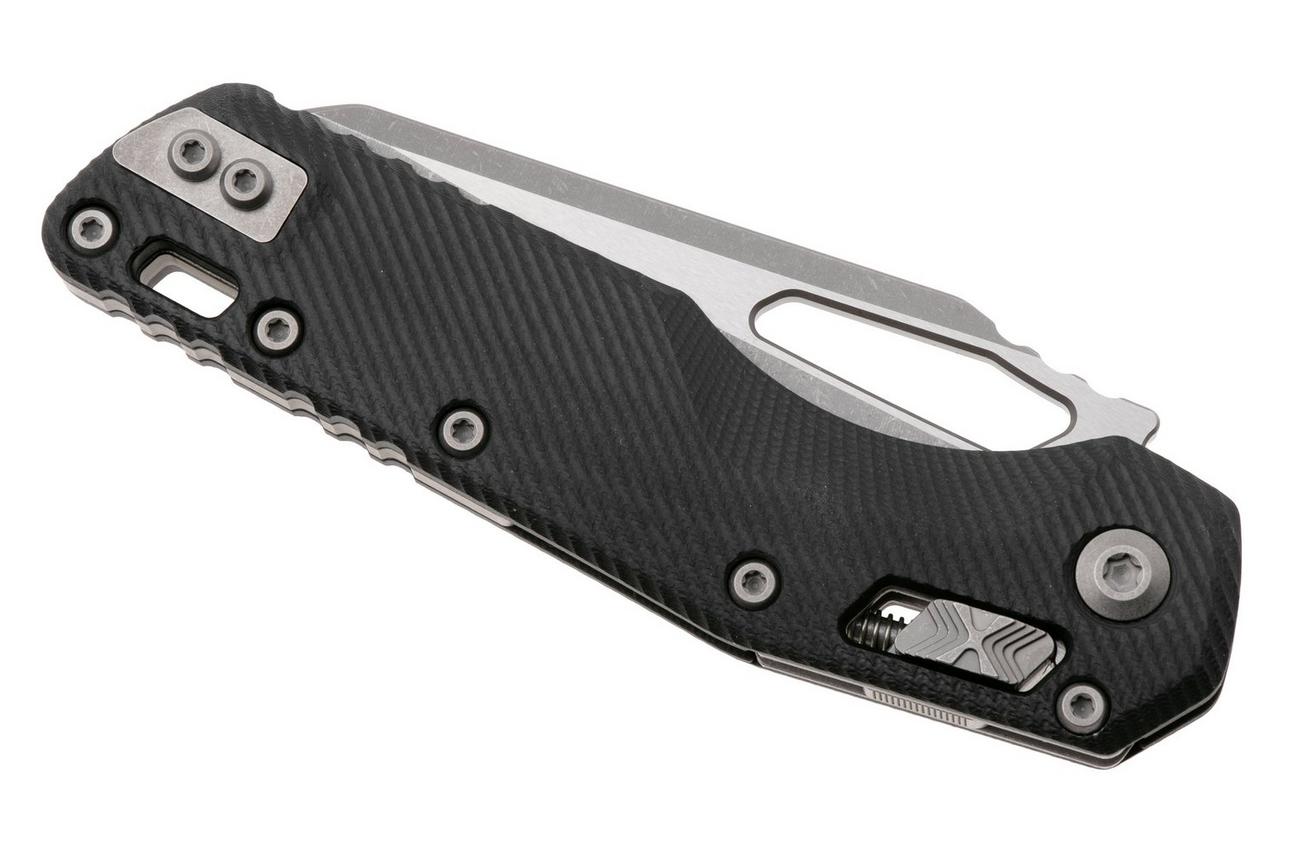 Microtech MSI Standard Issue 210-10APFLGTBK, Apocalyptic Stonewashed M390MK, Fluted Black G10 zakmes