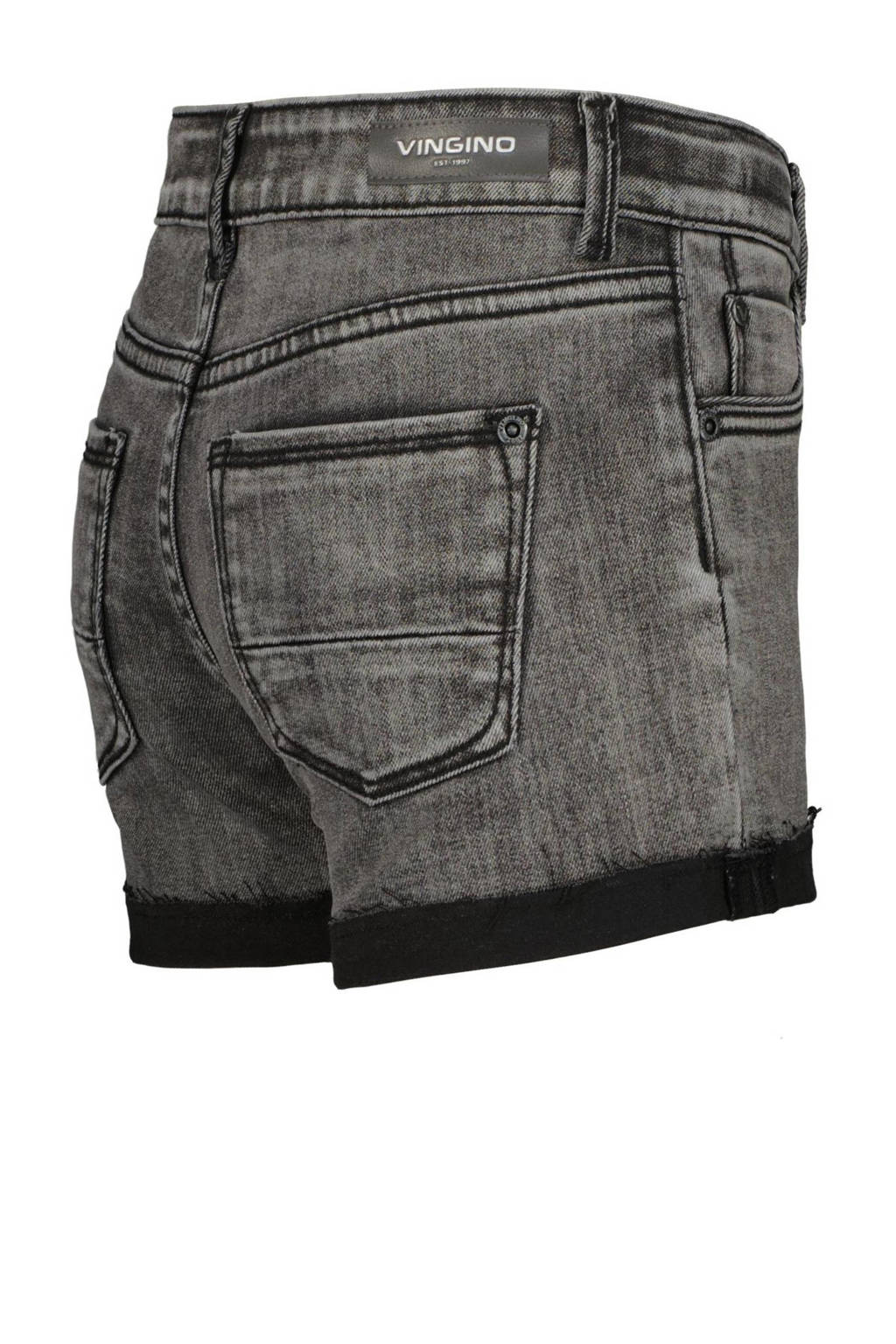 Vingino denim short Diletta dark grey vintage